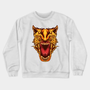 Angry Wolf Crewneck Sweatshirt